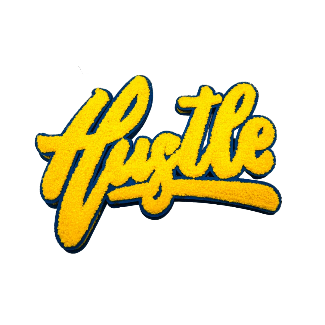 Hustle Chenille Patches - Large