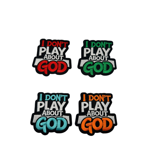 I Don't Pay About God Patches - Small