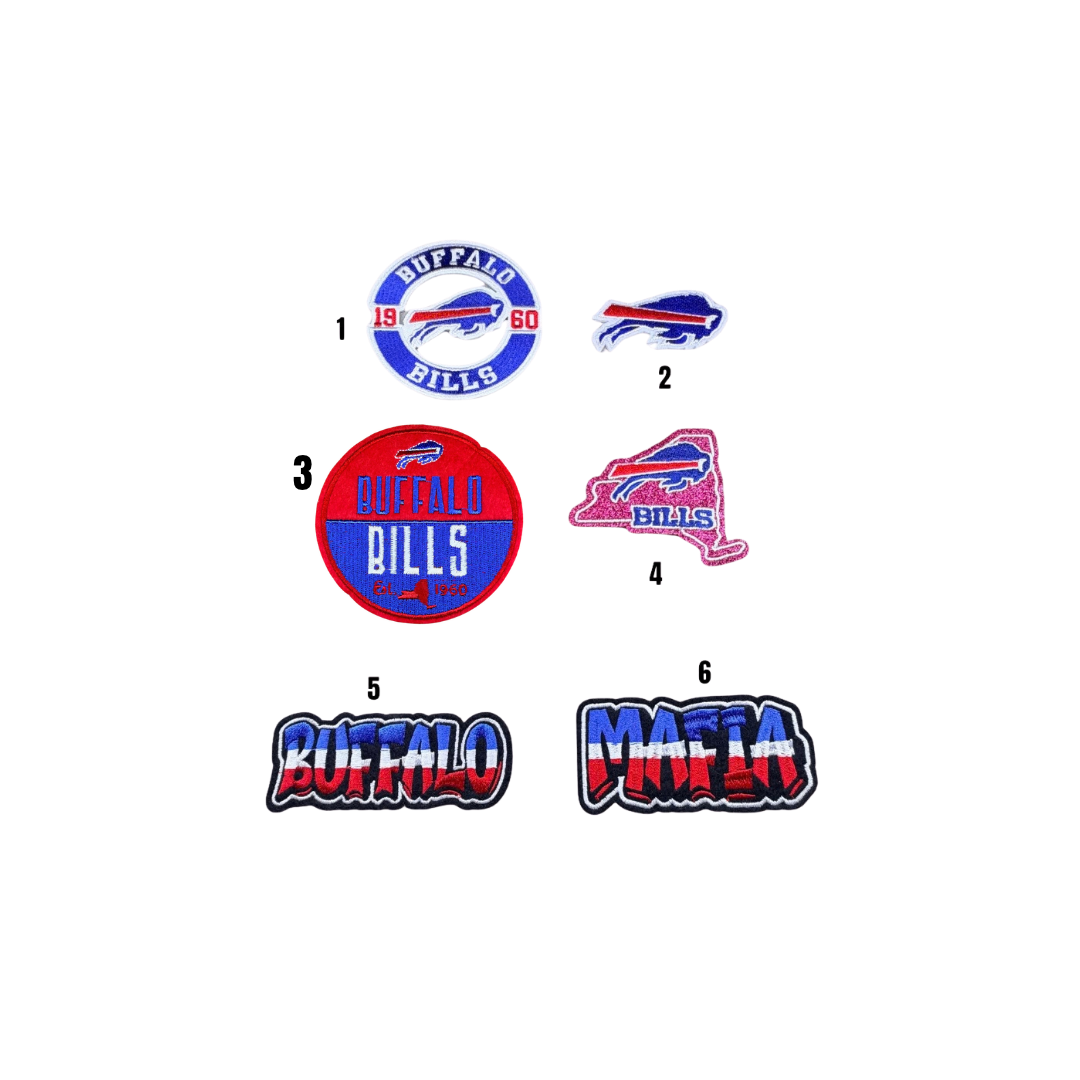 Buffalo Bills Football Small Patches