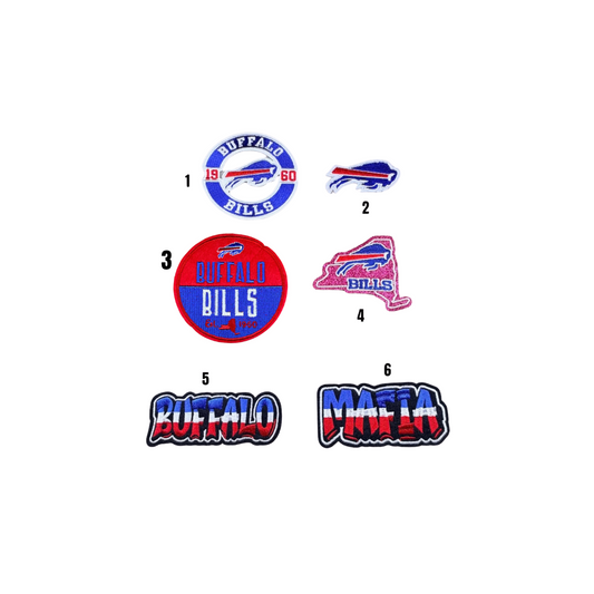 Buffalo Bills Football Small Patches