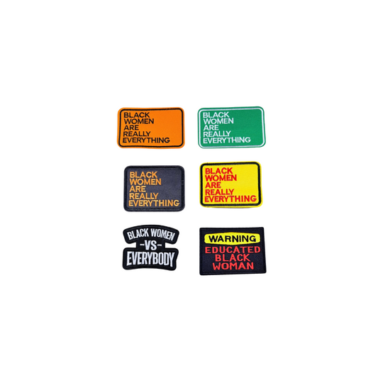 Black Women Quote Patches-1