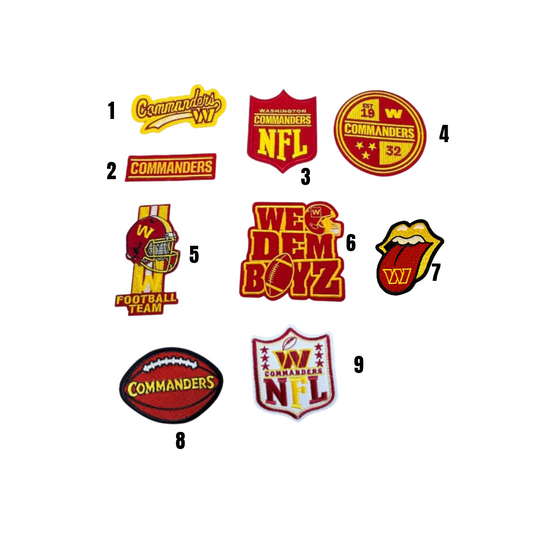 Washington Commanders Football Small Patches -2