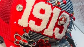 Design Your Custom Delta Sorority Trucker Junk Hat | Rhinestones, Patches & Pearls | Greek Life Fashion Cap