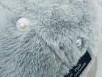 Silver Furry Luxury Junk Trucker Hat | Patches, Pins, Rhinestones & Pearls Brooches