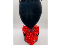 Delta Bling Bow Tie with Brooch | Adjustable Fit