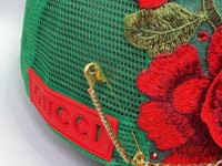 Suede Luxury Flowers & Bling Junk Trucker Hat & Matching Junk Tie Set  | Ready to Ship