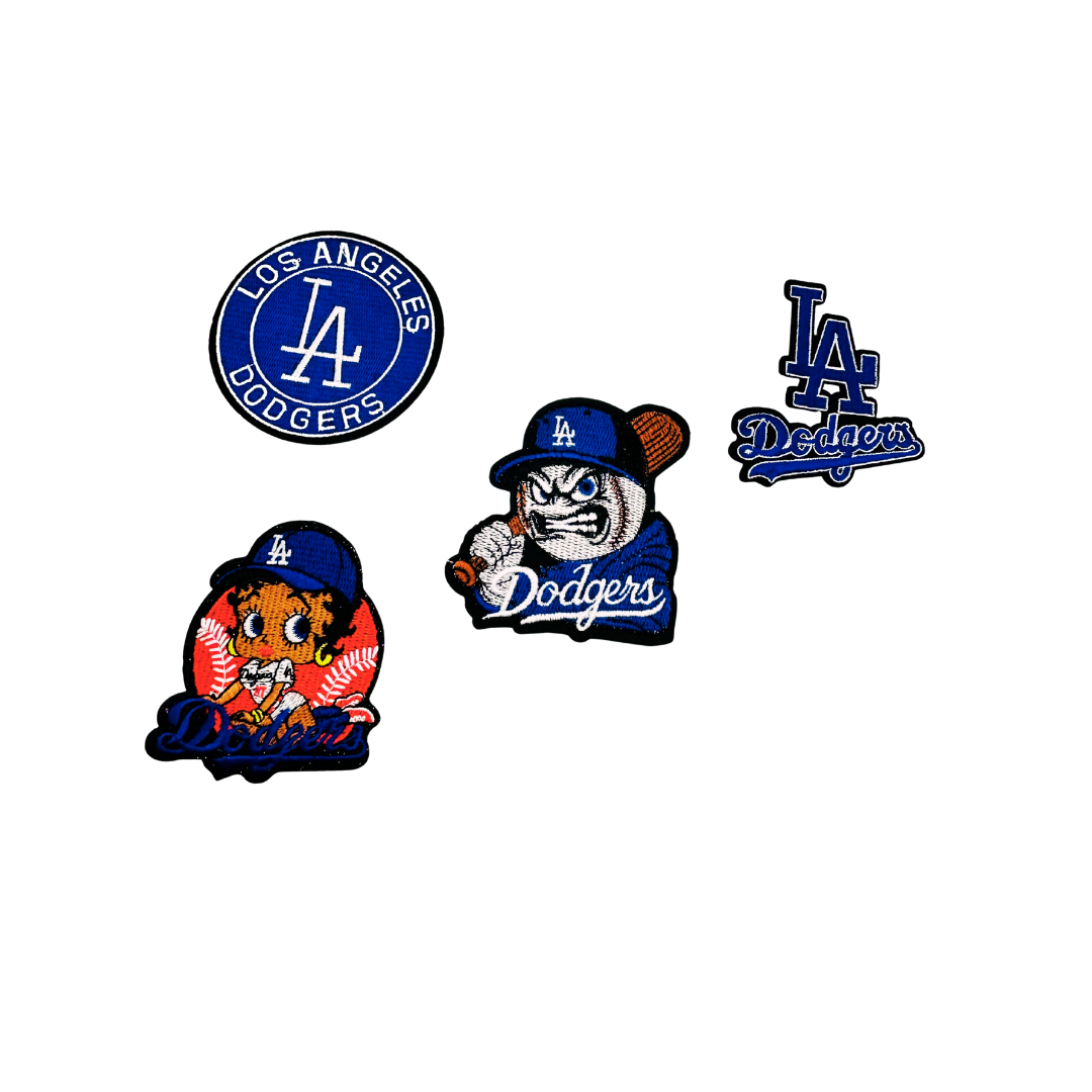LA Dodger Baseball Patches