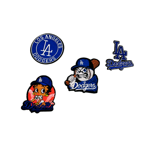 LA Dodger Baseball Patches