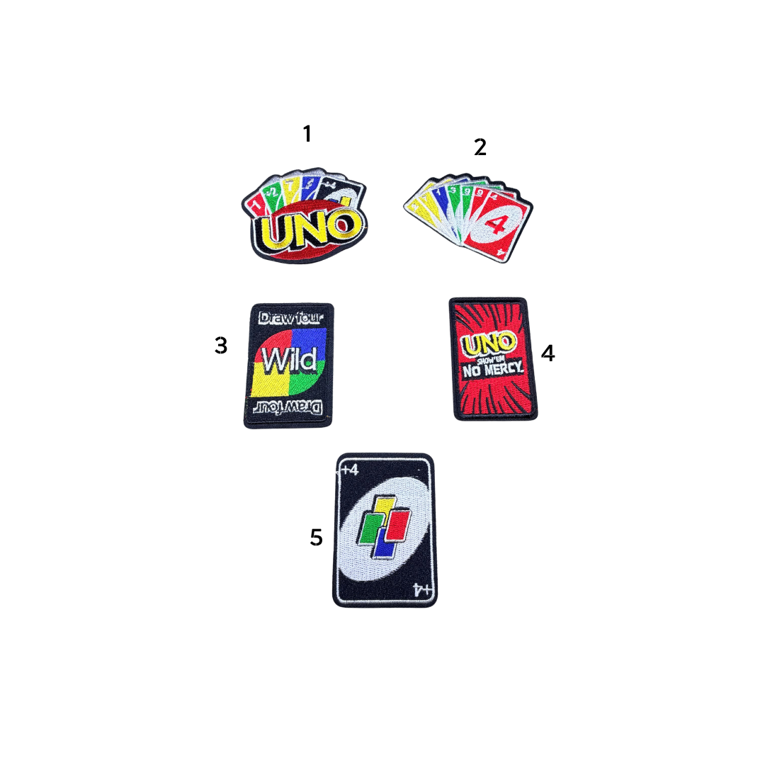 UNO Cards Statement Patches