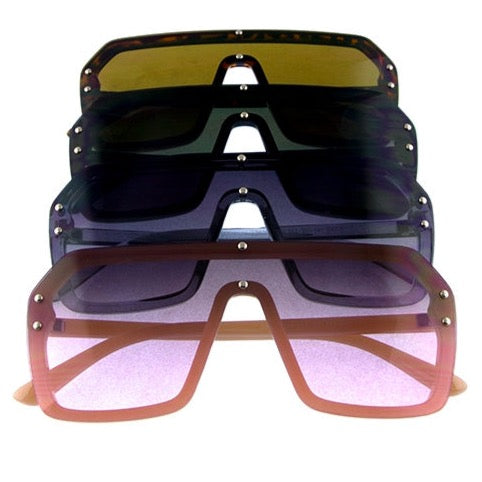 Rimless Square Sunglasses  (4 Colors)